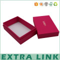 Extra Link Factory Price Wholesale Custom Foil Stamping Logo Red Paperboard Perfume Packaging Containers